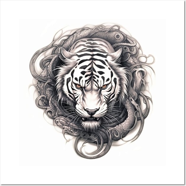 Cabeza Tigre Wall Art by Creativemarket Diseño